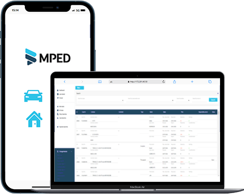 Assistance system platform screen