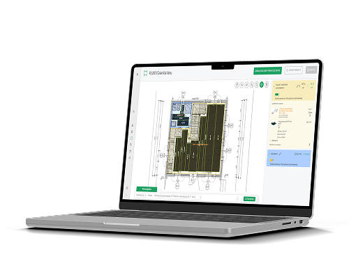Heating foil layout creator application view